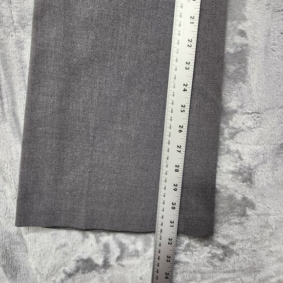 Vintage Star City Pants Womens 5 Juniors Gray Mid Rise Flare Leg Stretch Office - Picture 9 of 11